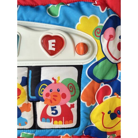 Fisher Price 2000 Vtg Baby Smartronics Kick-n-Learn Piano - Picture 3 of 9